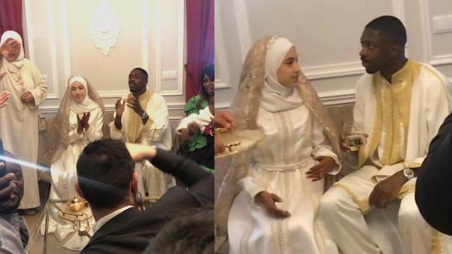 قبل مواجهة “الديوك”زوجة ديمبلي تنحاز لأصولها المغربية